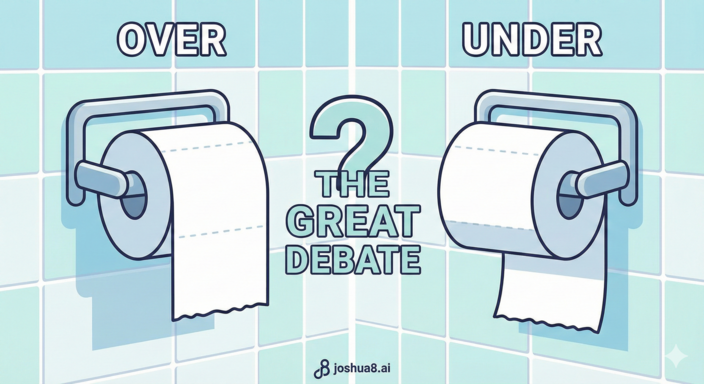 Alex Jones vs Martha Stewart debate illustration